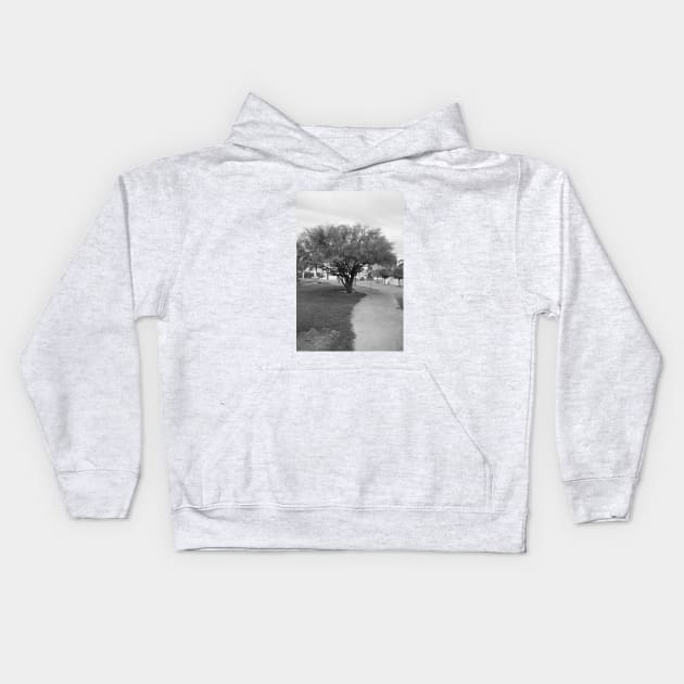 Landscape and tree Kids Hoodie by ScrambledPsychology